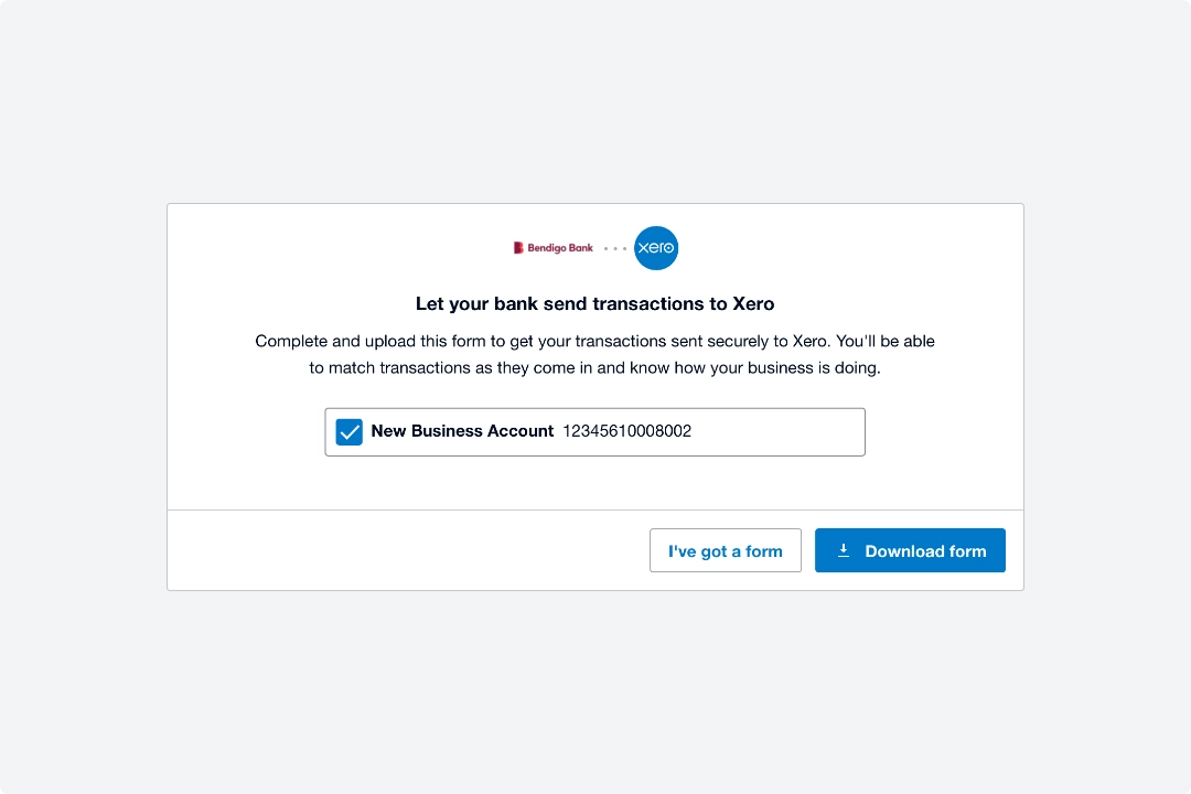 Authorisation form method